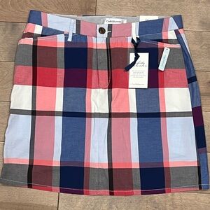 Colorful Plaid Skort